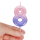 Tortenkerze - Happy Birthday Candle - Pink - 8