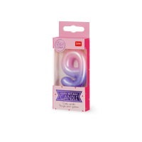 Tortenkerze - Happy Birthday Candle - Pink - 9