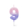 Tortenkerze - Happy Birthday Candle - Pink - 9