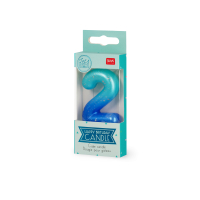 Tortenkerze - Happy Birthday Candle - Blue - 2
