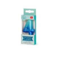 Tortenkerze - Happy Birthday Candle - Blue - 4
