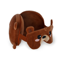 Reisekissen mit Schlafmaske - Teddy Bear