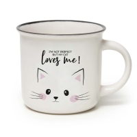 Porzellantasse - Cup-Puccino - Kitty
