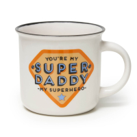 Porzellantasse - Cup-Puccino - Super Daddy