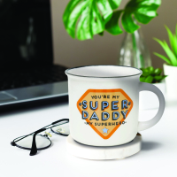 Porzellantasse - Cup-Puccino - Super Daddy