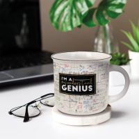 Porzellantasse - Cup-Puccino - Genius