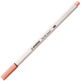 Filzstift Pen 68 Brush in Apricot mit flexibler Pinselspitze für kreative Kunstwerke.