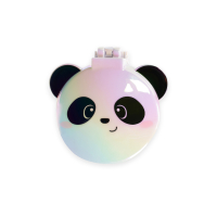 Haarbürste mit Spiegel - Nice Hair - Panda
