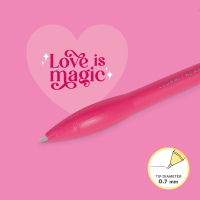 Leuchtender Kugelschreiber - Writing is Magic - Heart