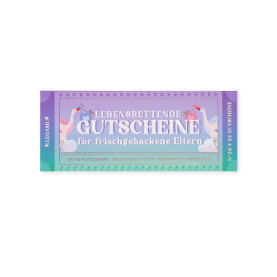 Block mit 48 Gutscheinen - Deutsch - New Parents