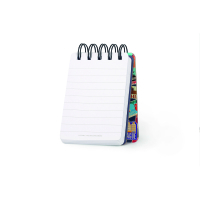Spiral-Notizblock - Mini - Travel Stickers
