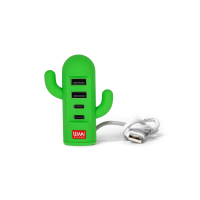 USB Hub mit 4 Ports - Cactus