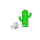 USB Hub mit 4 Ports - Cactus