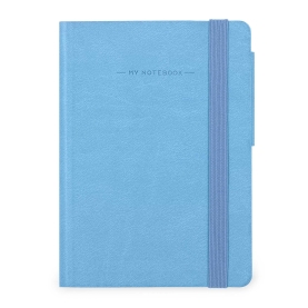 Liniertes Notizbuch - Small - My Notebook - Retro Blue