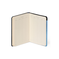 Liniertes Notizbuch - Small - My Notebook - Retro Blue