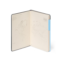 Liniertes Notizbuch - Medium - My Notebook - Aura