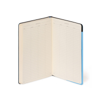 Liniertes Notizbuch - Medium - My Notebook - Retro Blue