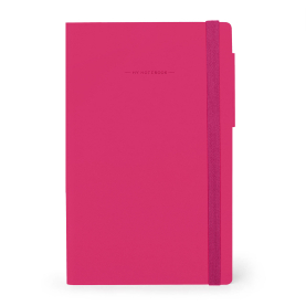 Liniertes Notizbuch - Medium - My Notebook - Raspberry