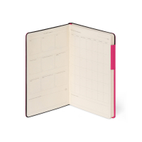 Liniertes Notizbuch - Medium - My Notebook - Raspberry