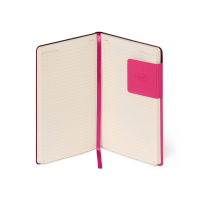 Liniertes Notizbuch - Medium - My Notebook - Raspberry