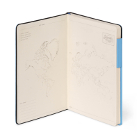 Liniertes Notizbuch - Large - My Notebook - Retro Blue