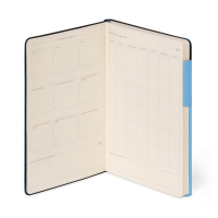 Liniertes Notizbuch - Large - My Notebook - Retro Blue