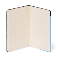 Liniertes Notizbuch - Large - My Notebook - Retro Blue