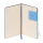Liniertes Notizbuch - Large - My Notebook - Retro Blue