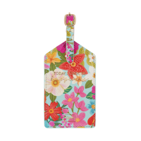 Kofferetikett - Luggage Tag - Flowers