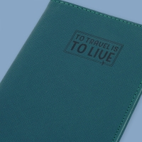 Reisepasshülle - Passport Holder - Petrol Blue