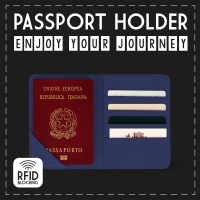 Reisepasshülle - Passport Holder - Stars