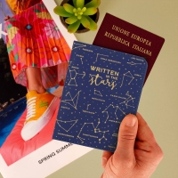 Reisepasshülle - Passport Holder - Stars