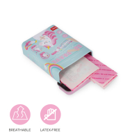 30 Bedruckte Pflaster - Be Brave - Unicorn