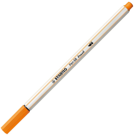 Orange Filzstift Pen 68 Brush mit Pinselspitze für kreative Kunstwerke.
