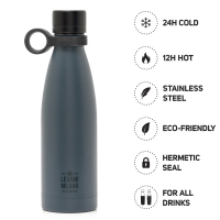Thermoflasche 500 Ml - Hot&Cold - Black