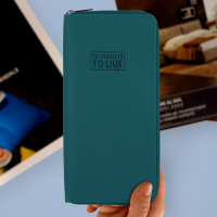 Reisedokumententasche - RFID Blocking - Petrol Blue