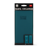 Reisedokumententasche - RFID Blocking - Petrol Blue