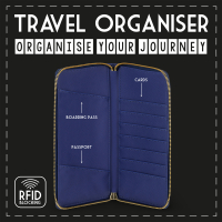 Reisedokumententasche - RFID Blocking - Stars