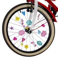 Set mit 30 Dekorationen für Fahrradspeichen - Pimp Your Bike! - Unicorn
