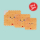 3er-Set Lebensmittelbeutel - Snack Bags - Cookie