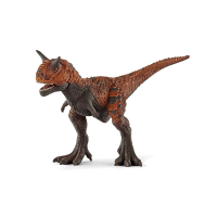 Realistische Miniaturfigur eines Carnotaurus Dinosauriers...
