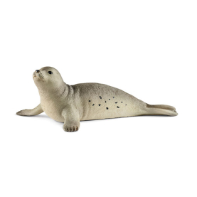 Plastikspielzeug Seehund von Schleich in realistischem Design, 4,2 cm groß.