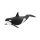 Plastikfigur eines Orcas aus der Schleich Wild Life Kollektion, 6,7cm groß, detailgetreu gestaltet.