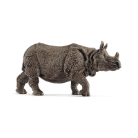 Schleich Wild Life Panzernashorn Figur, detailgetreu...
