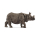 Schleich Wild Life Panzernashorn Figur, detailgetreu gestaltet, 6,7 cm groß.