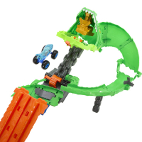 Hot Wheels Monster Trucks Sharks vs. Dinos Dragon Destruction