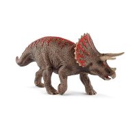 Plastik-Triceratops-Figur von Schleich in Naturfarben mit...