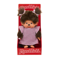 Monchhichi Plüschfigur Glitter Dress Girl pink 20cm