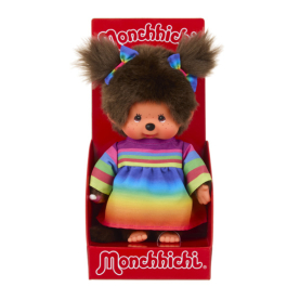 Monchhichi Plüschfigur Rainbow Dress Girl 20cm