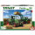 Puzzle mit 100 Teilen und Motiv eines Fendt Vario Traktors mit Frontlader.